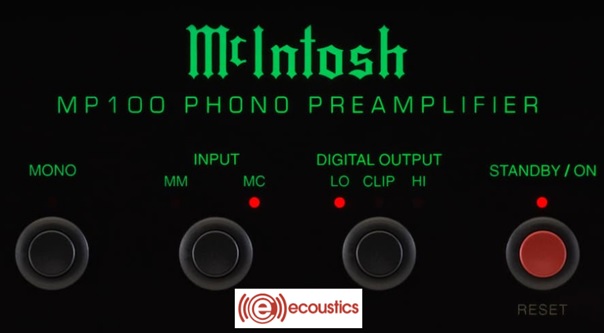 McIntosh MP100 Phono előerősítő bemutató - Ecoustics