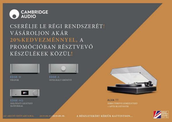 Cambridge Audio Edge és Alva TT Csere Akció - Image 9