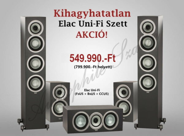 ELAC Uni-Fi Fs U5 5.0 Házimozi Hangfal Szett