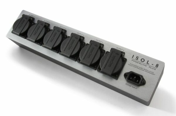 ISOL-8 PowerLine Plus Hálózati elosztó és tápszűrő