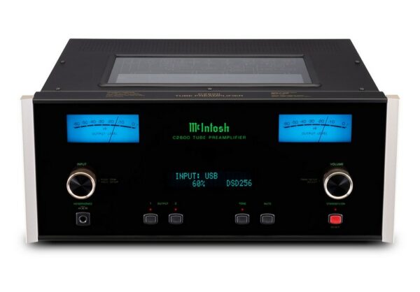 McIntosh C2600 High-End 2 Csatornás Csöves Előerősítő és DSD DAC