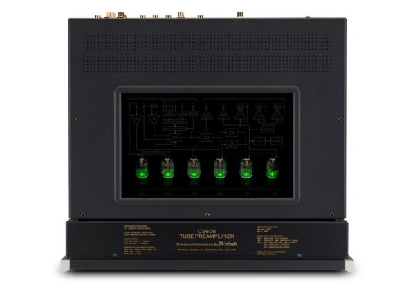 McIntosh C2600 High-End 2 Csatornás Csöves Előerősítő és DSD DAC - Image 4