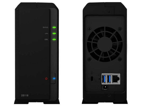 Synology DiskStation DS118 1-lemezes NAS (4×1,4 GHz CPU, 1 GB RAM) - Image 2