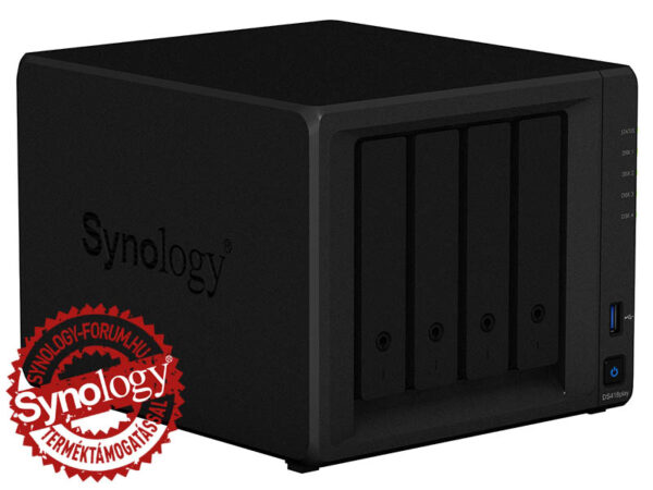 Synology DiskStation DS418play (2 GB) 4-lemezes NAS (2×2-2,5 GHz CPU, 2 GB RAM)