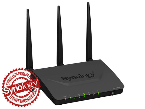Synology RT1900ac router NAS-funkciókkal (2×1 GHz CPU, 256 MB RAM)