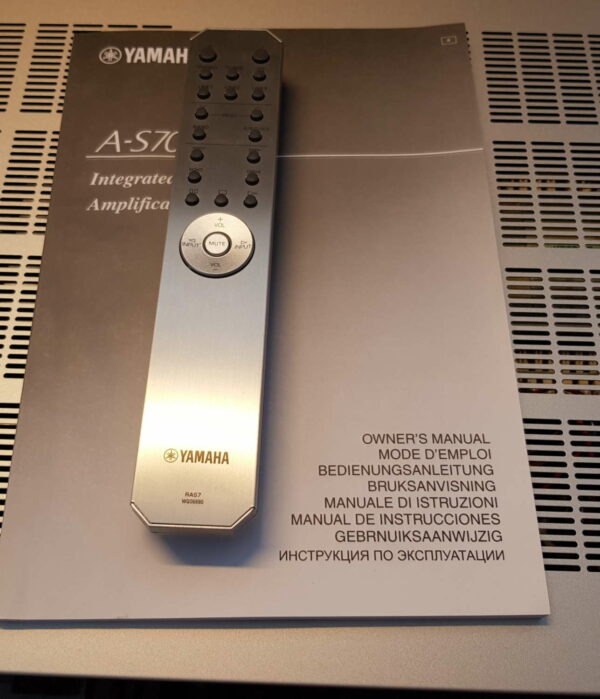 Yamaha A-S700 Sztereó Erősítő Silver - Image 7