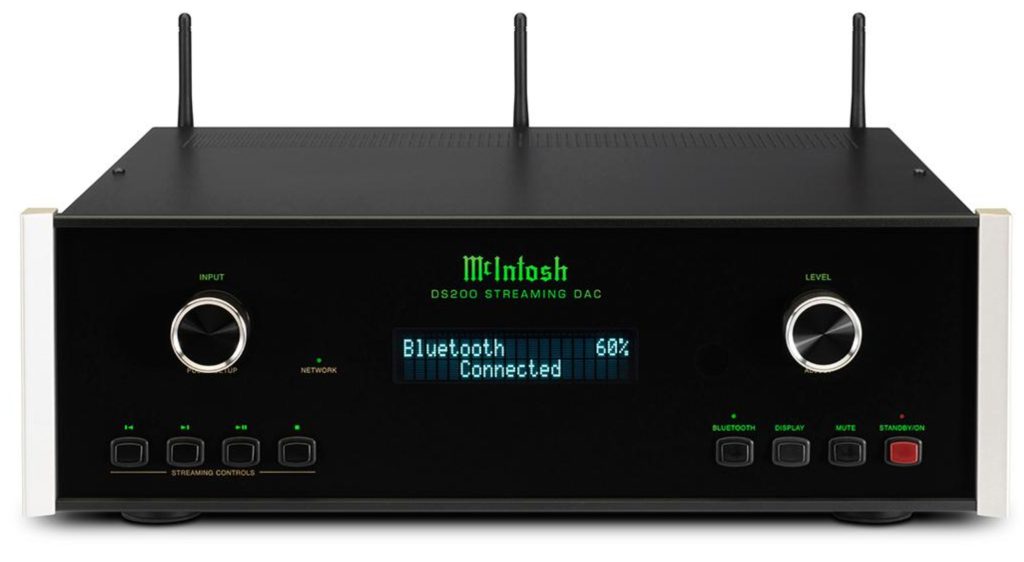 McIntosh DS200 streaming DAC és előerősítő
