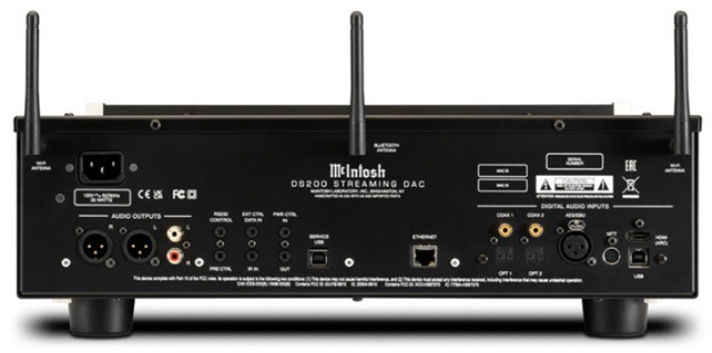 McIntosh DS200 csatlakozások