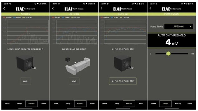 Elac Varro RS500 bemutató Ampreviews Sub Control 3.0