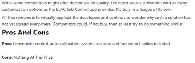 Elac Varro RS500 bemutató Ampreviews értékelés