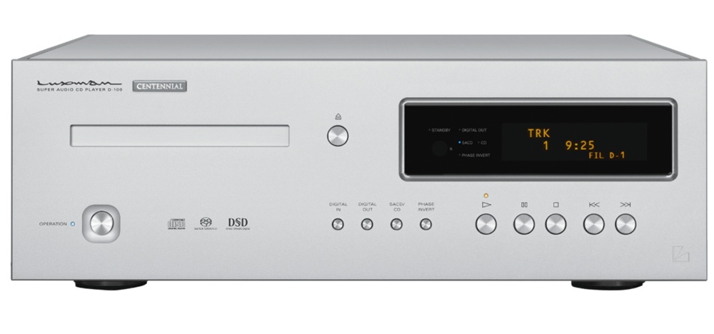Luxman D-100 Centennial silver