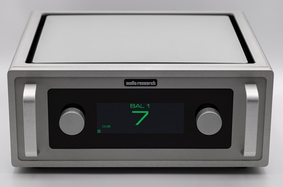 Audio Research REF7 silver upper front
