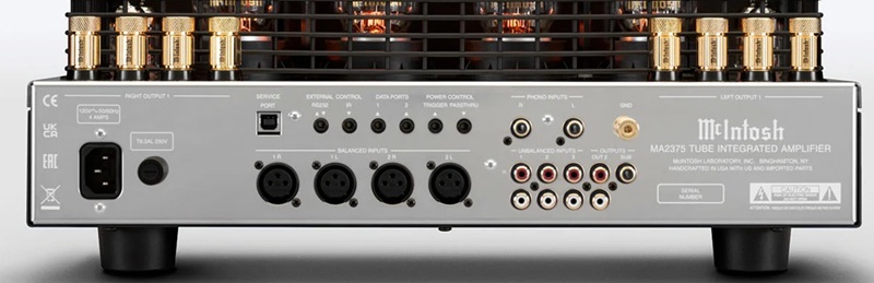 McIntosh MA2375 csatlakozások web