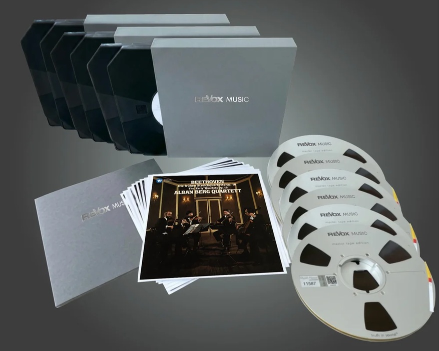 Alban Berg Quartett Beethoven Early String Quartets mesterszalag tartozékok