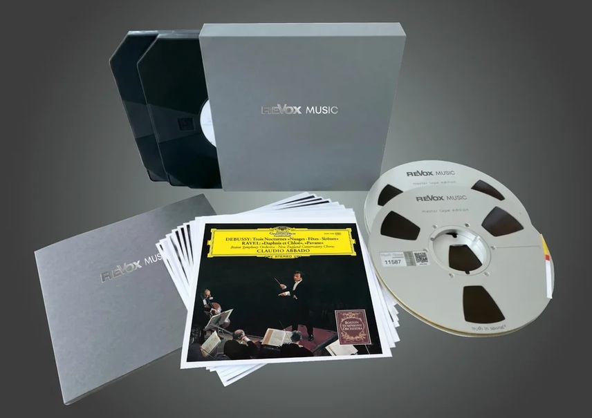 Claudio Abbado Debussy & Ravel mesterszalag 2 reel studio
