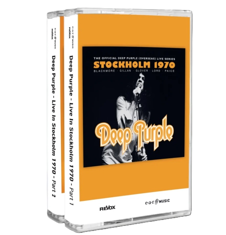 Deep Purple Stockholm 1970 kazetta