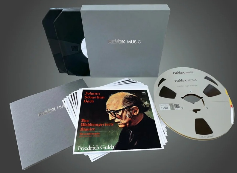 Friedrich Gulda The Well Tempered Clavier mesterszalag studio master