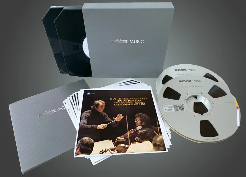 Itzhak Perlman Brahms Violin Concerto mesterszalag studio