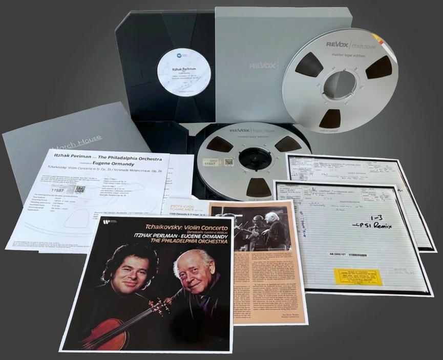 Itzhak Perlman Tchaikovsky Violin Concerto mesterszalag limitede master