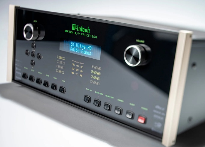 McIntosh MX124 glass front panel