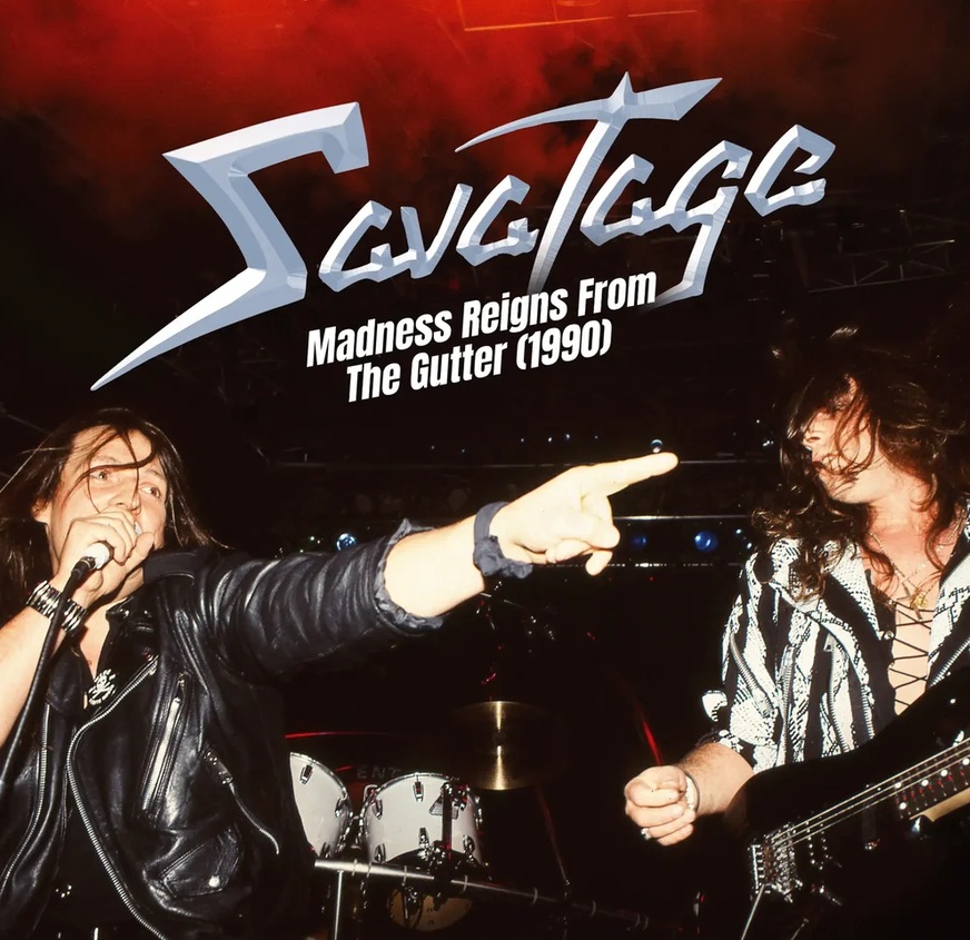 Savatage Madness Reigns From The Gutter 1990 kazetta borító