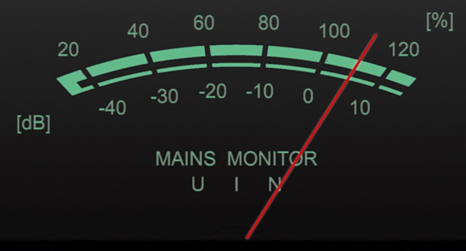 TA PS3100 HV VU meter web